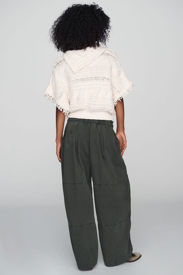By Anthropologie Tie-Front Wide-Leg Pull-On Pants #3