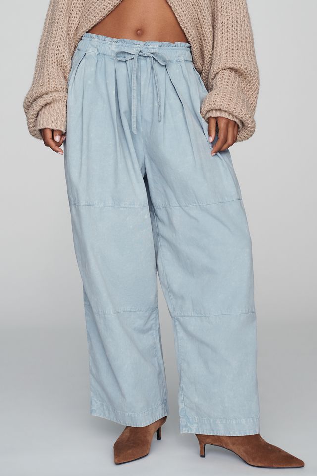 By Anthropologie Tie-Front Wide-Leg Pull-On Pants #2