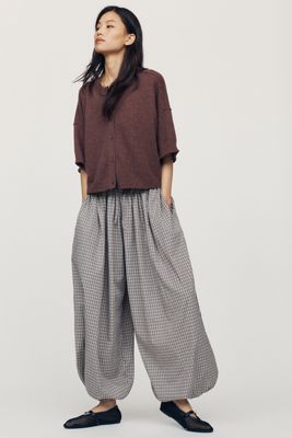 Daisy Street Sesame 100% Cotton Harem Pants