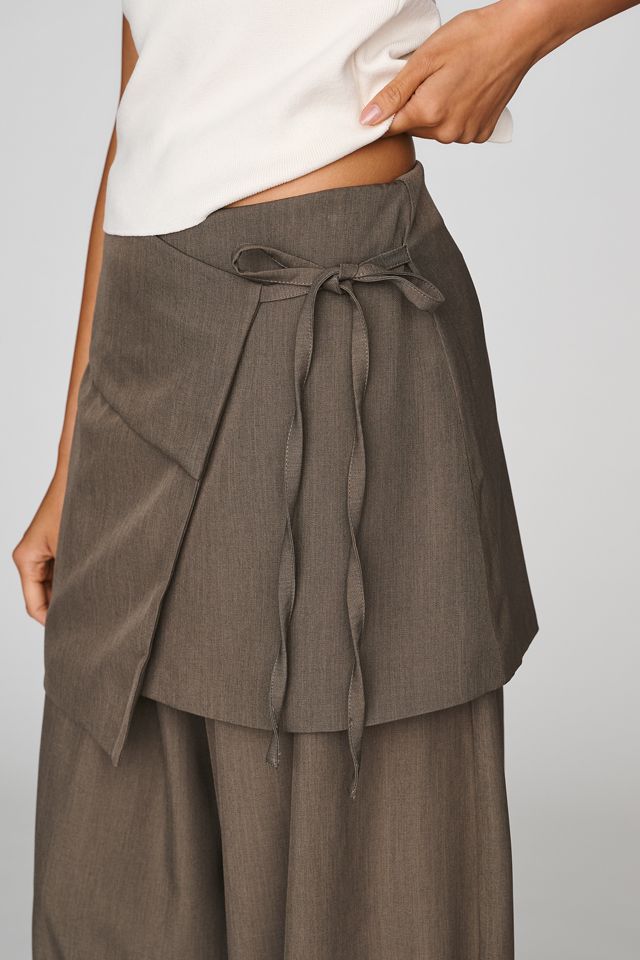 Muse Assembly Milly Wrap-Skirt Trousers #1