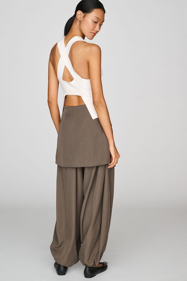 Muse Assembly Milly Wrap-Skirt Trousers #2