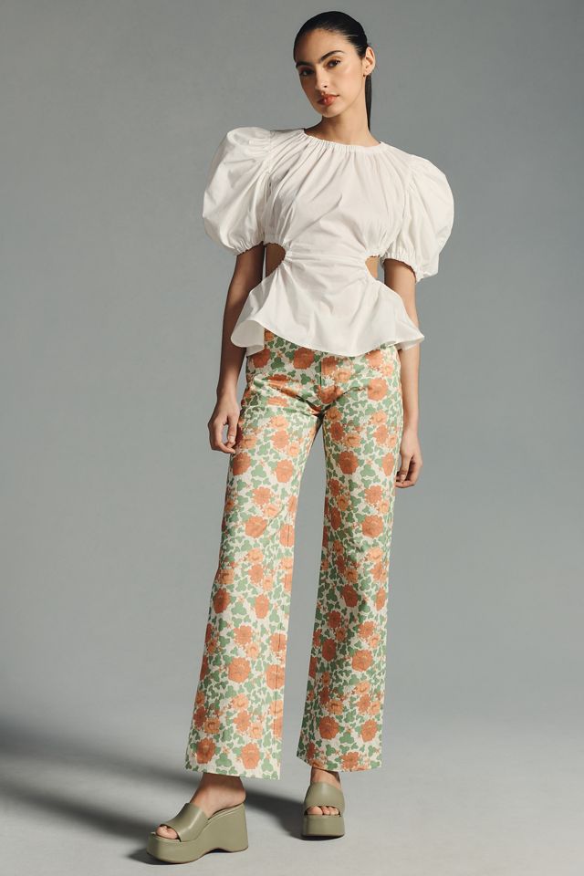 Rolla's Rambling Floral Heidi Pants | Anthropologie