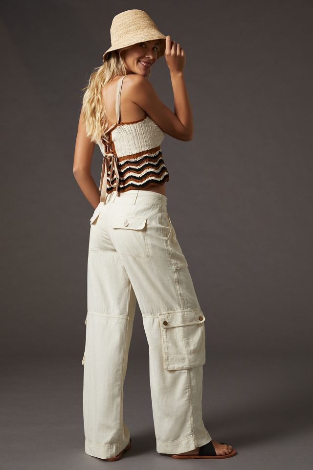By Anthropologie Beach Cargo Pants #5