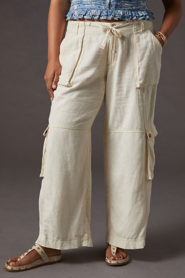By Anthropologie Beach Cargo Pants #8