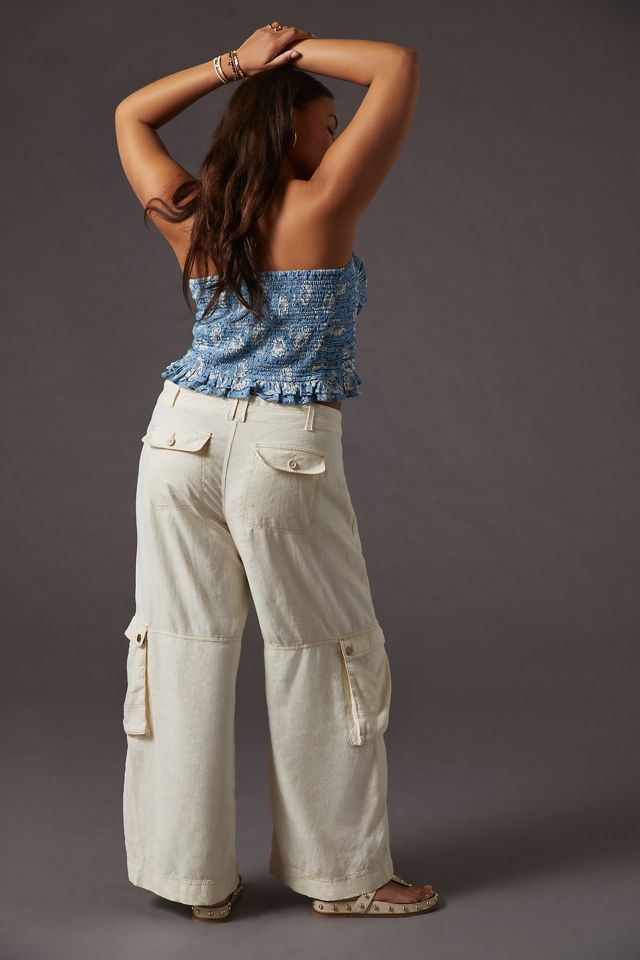 By Anthropologie Beach Cargo Pants #9