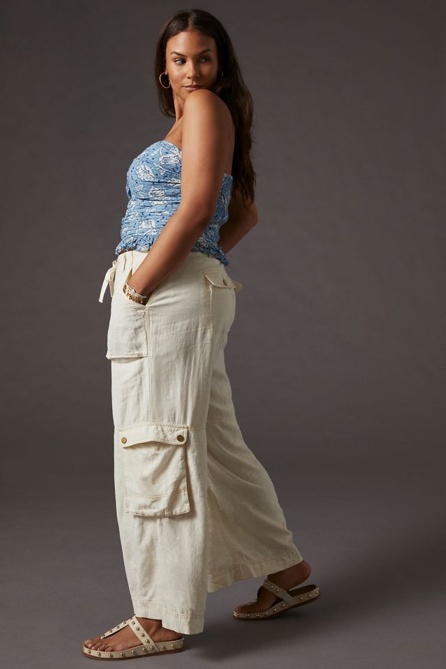 By Anthropologie Beach Cargo Pants #11
