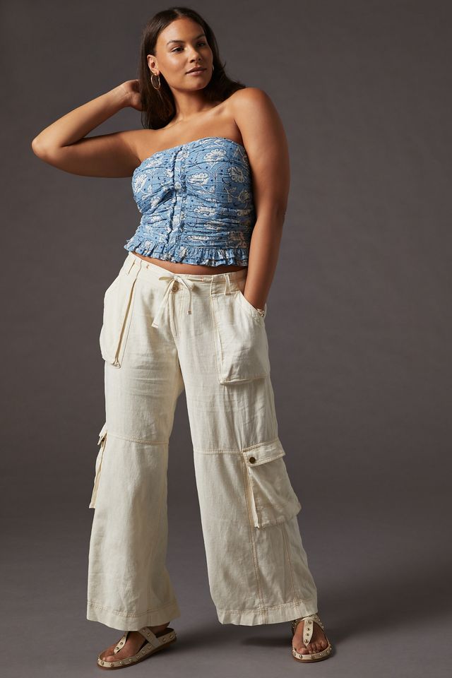 By Anthropologie Beach Cargo Pants #6