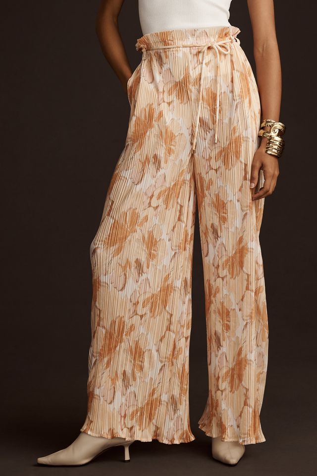 Significant Other Marlie Printed Plissé Pants #1