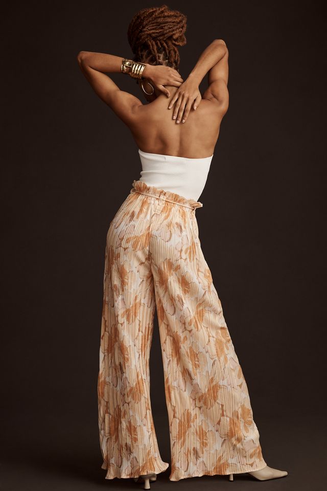 Significant Other Marlie Printed Plissé Pants #3