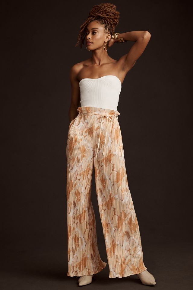 Significant Other Marlie Printed Plissé Pants #4