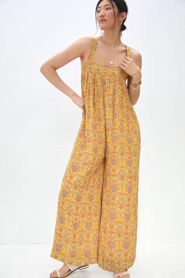 オールインワン・サロペット Garden Floral Wide-Leg Jumpsuit s-l400.jpg