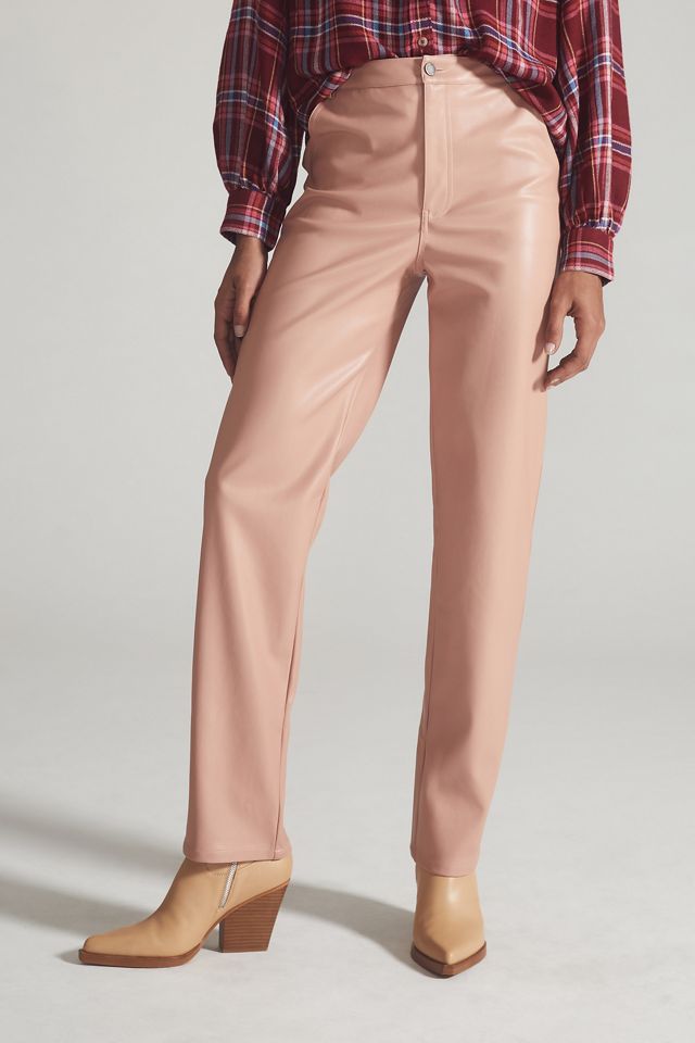 En Saison Lana Faux Leather Trousers #1