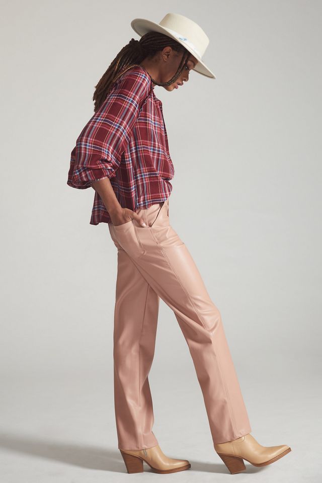 En Saison Lana Faux Leather Trousers #2