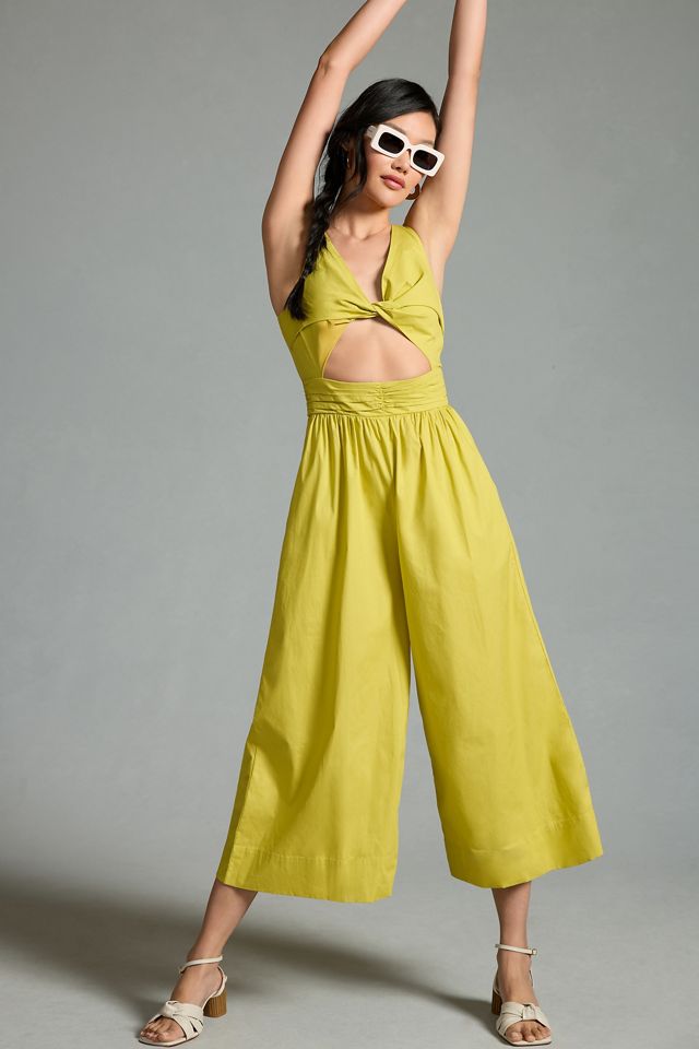 En Saison Shea Twist-Front Cutout Jumpsuit #3