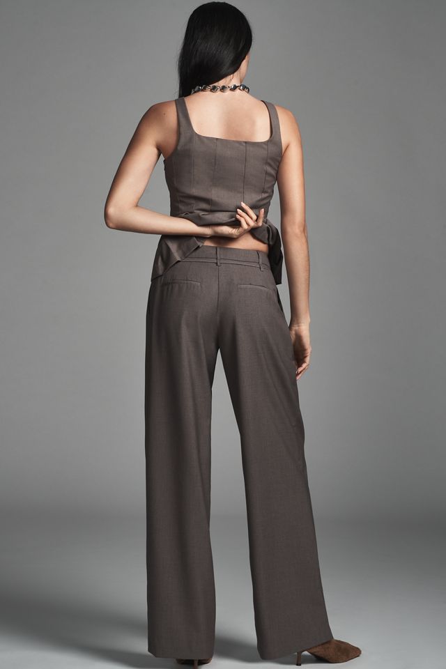 En Saison Mirabella Tie-Waist Wide-Leg Trousers #3