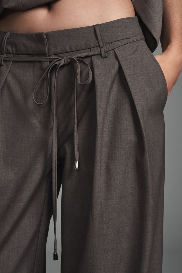 En Saison Mirabella Tie-Waist Wide-Leg Trousers #4