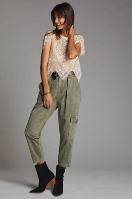 パンツ TAPERED UTILITY PANTS Blue Revival Tapered Utility Pants | Anthropologie