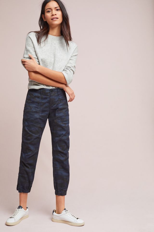 Camo Cropped Utility Pants | Anthropologie