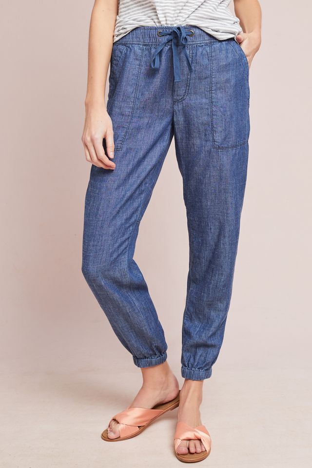 Chambray store joggers womens