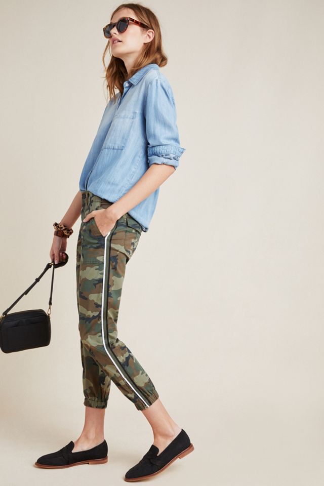 Sanctuary Striped Camo Joggers #1