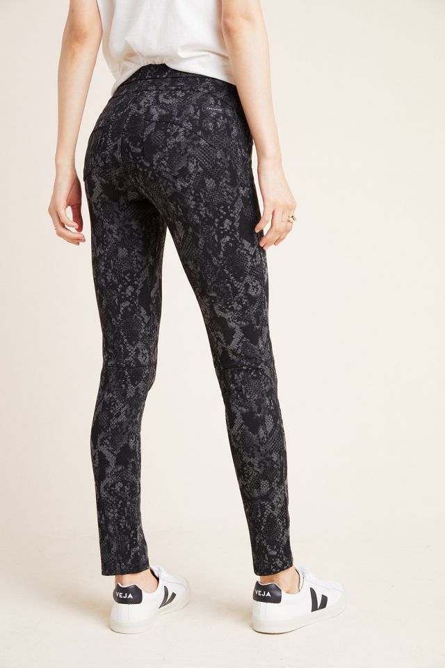 ANTHROPOLOGIE Varley Luna Snake Print Legging Sharon Cropped