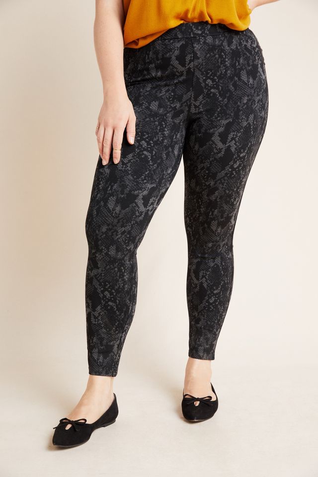 Crushed Velvet Leggings - Plus Size