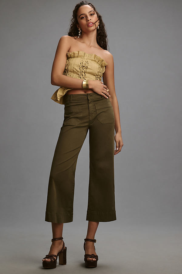 Sanctuary The Marine Wide-leg Pants In Green