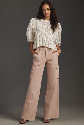 Sanctuary Reissue Cargo Pants In Pink