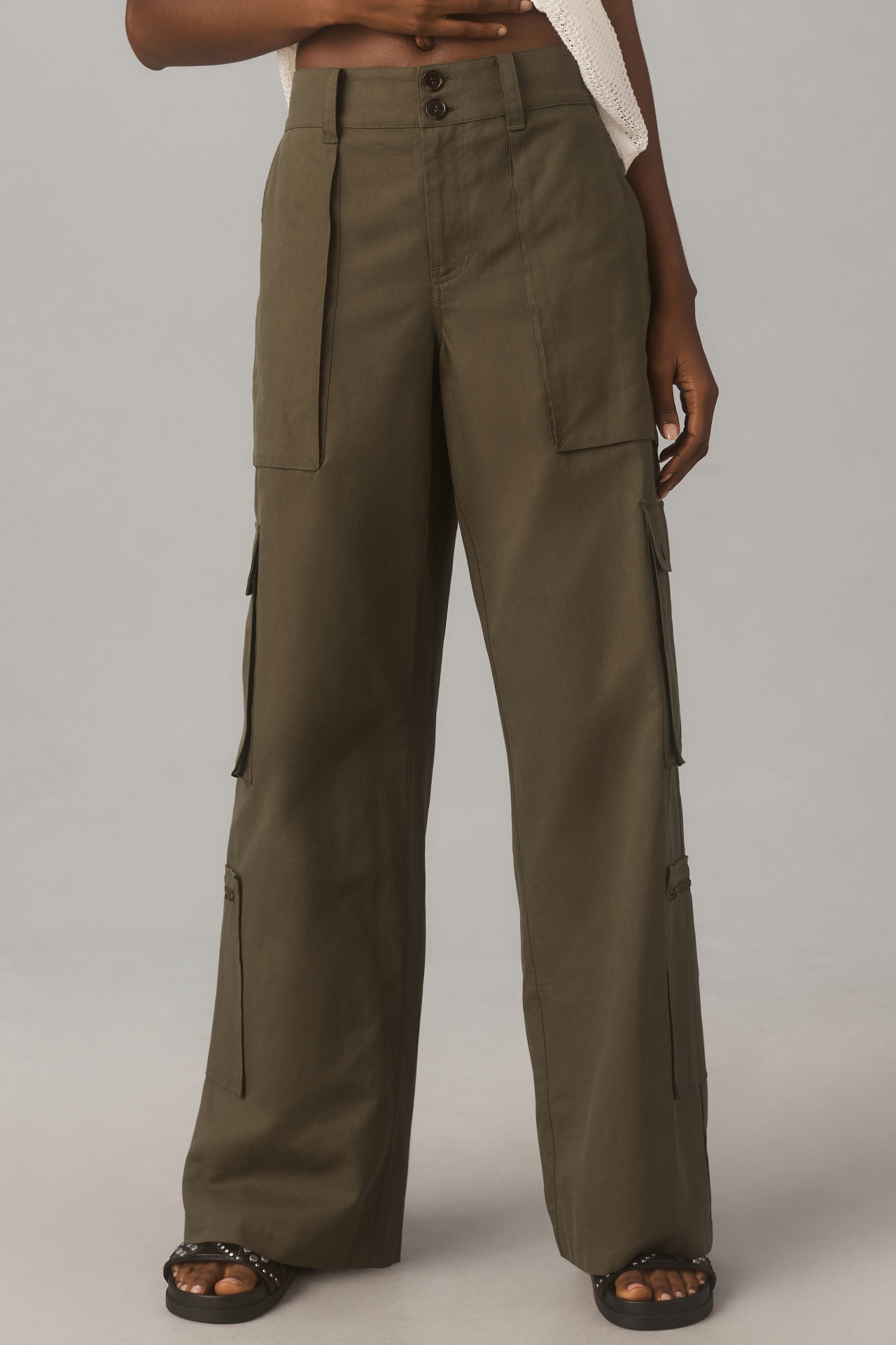 Sanctuary Ott Wide-Leg Cargo Pants