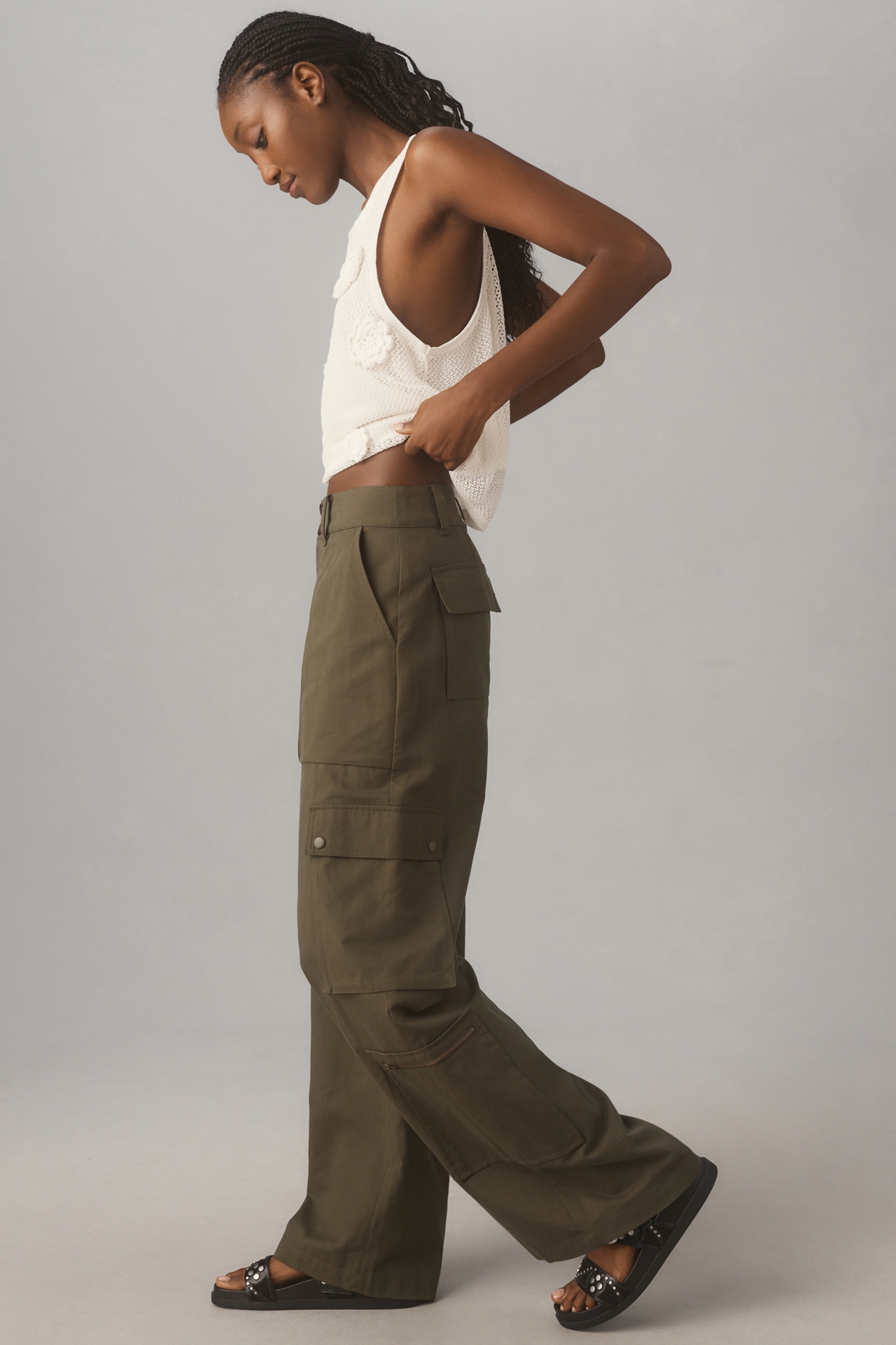 Sanctuary Ott Wide-Leg Cargo Pants