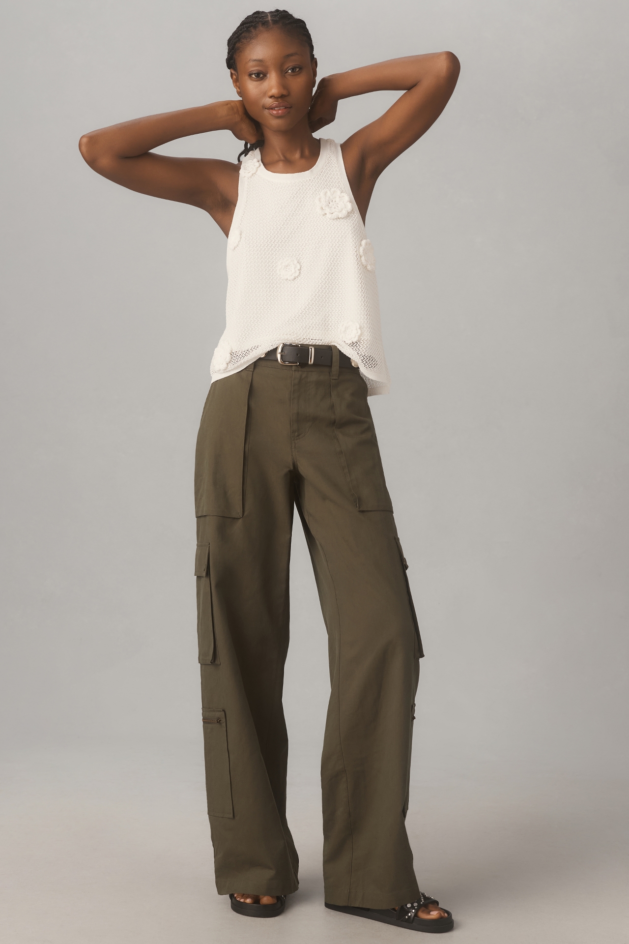 Sanctuary Ott Wide-Leg Cargo Pants