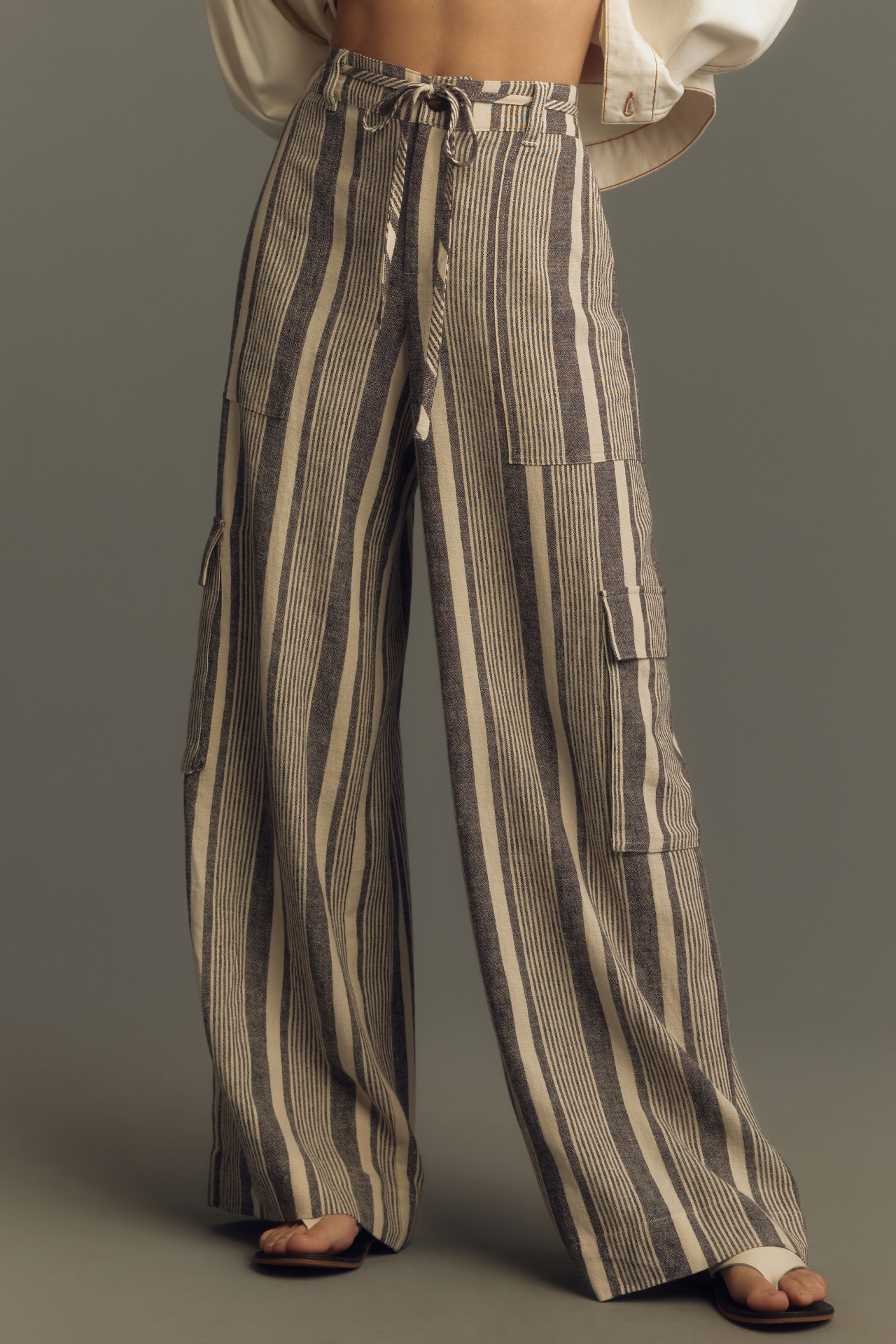 Sanctuary Sunset Linen Stripe Pants