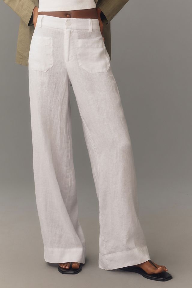 Sanctuary The Marine Linen Wide-Leg Pants #1