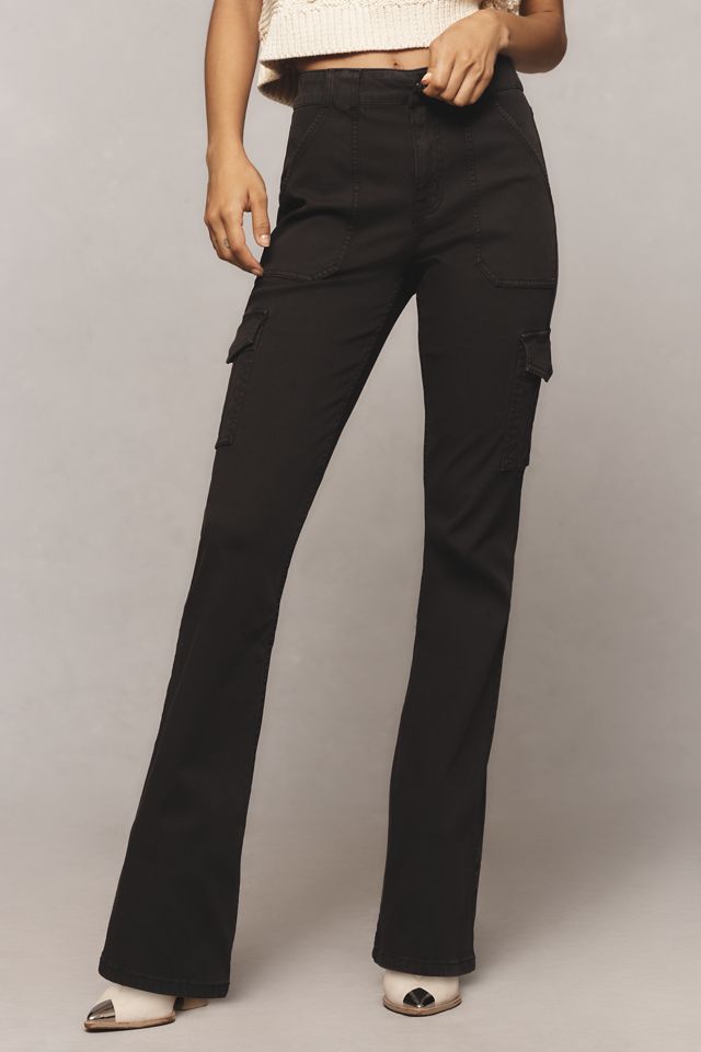 【NONCODE】Family Cargo Bootcut Pants Generic Bootcut Cargo Jeans for Women Straight Leg Wide Leg