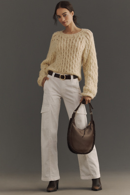 Sanctuary Rebel Straight-leg Pants In White