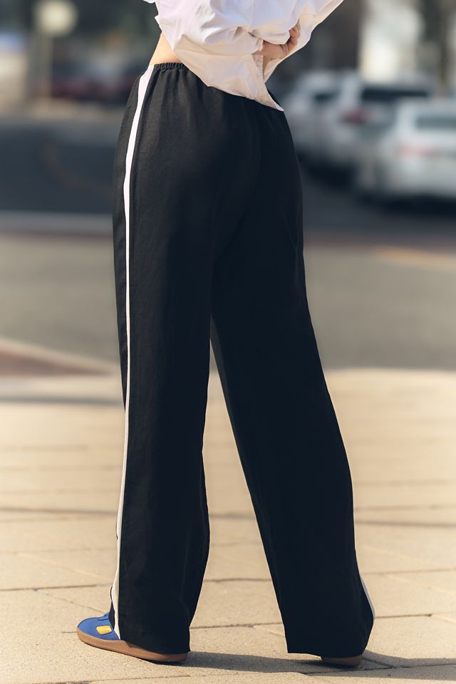 Sanctuary Linen Blend Track Pants #4
