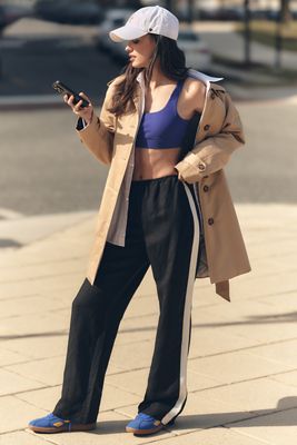 Sanctuary Leinen-Mischgewebe Jogginghose