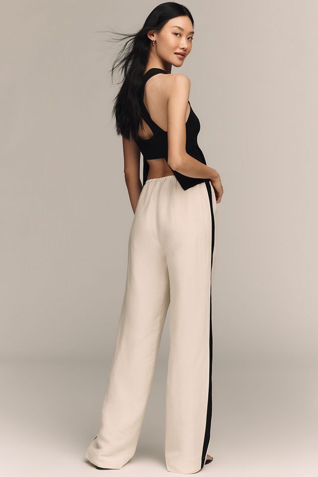 Sanctuary Linen Blend Track Pants #1