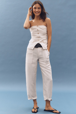 Shop Sanctuary Relaxed Linen Blend Cruiser Pants