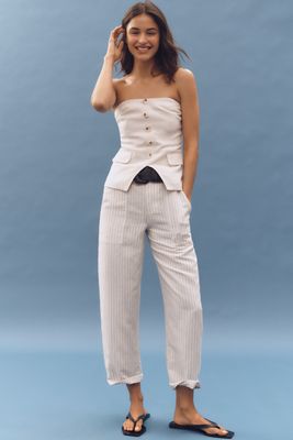 Sanctuary Relaxed Linen Blend Cruiser Pants
