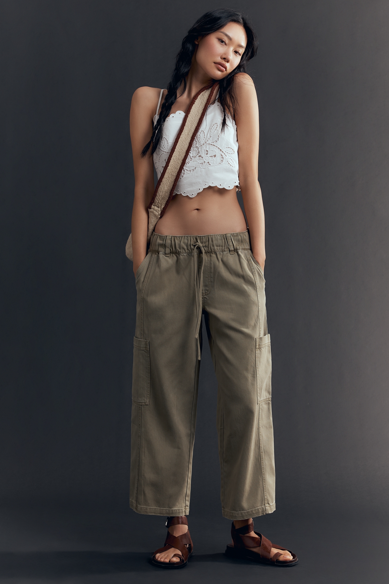 Sanctuary Area Drawstring Cargo Pants