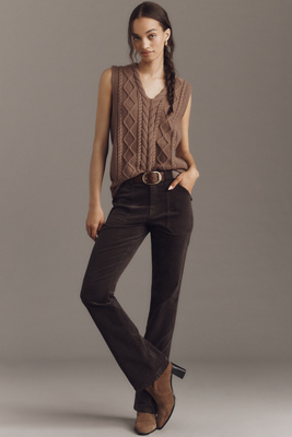 Sanctuary Hayden Corduroy Bootcut Pants In Brown