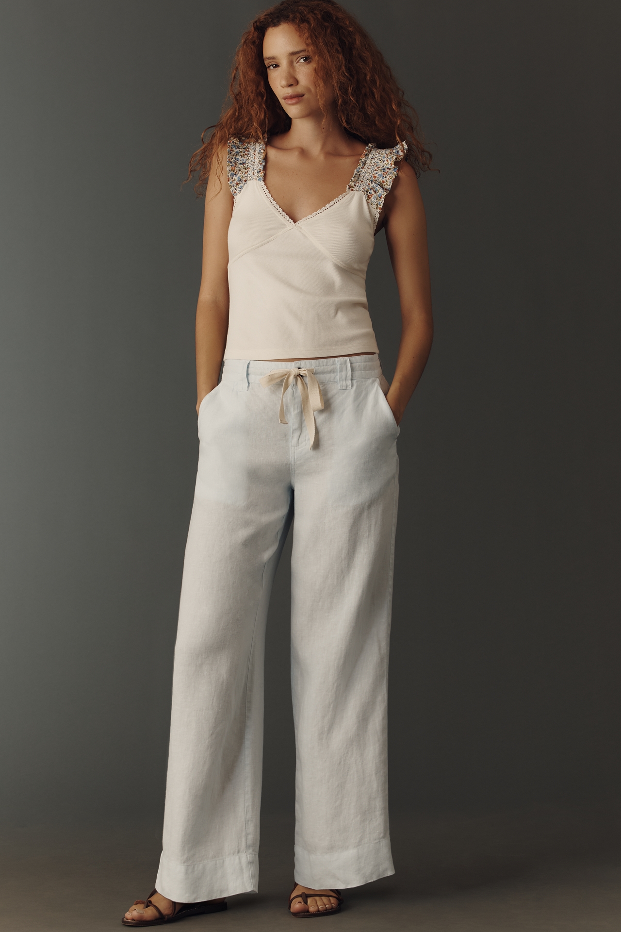 Sactuary Lily Linen Wide-Leg Pants