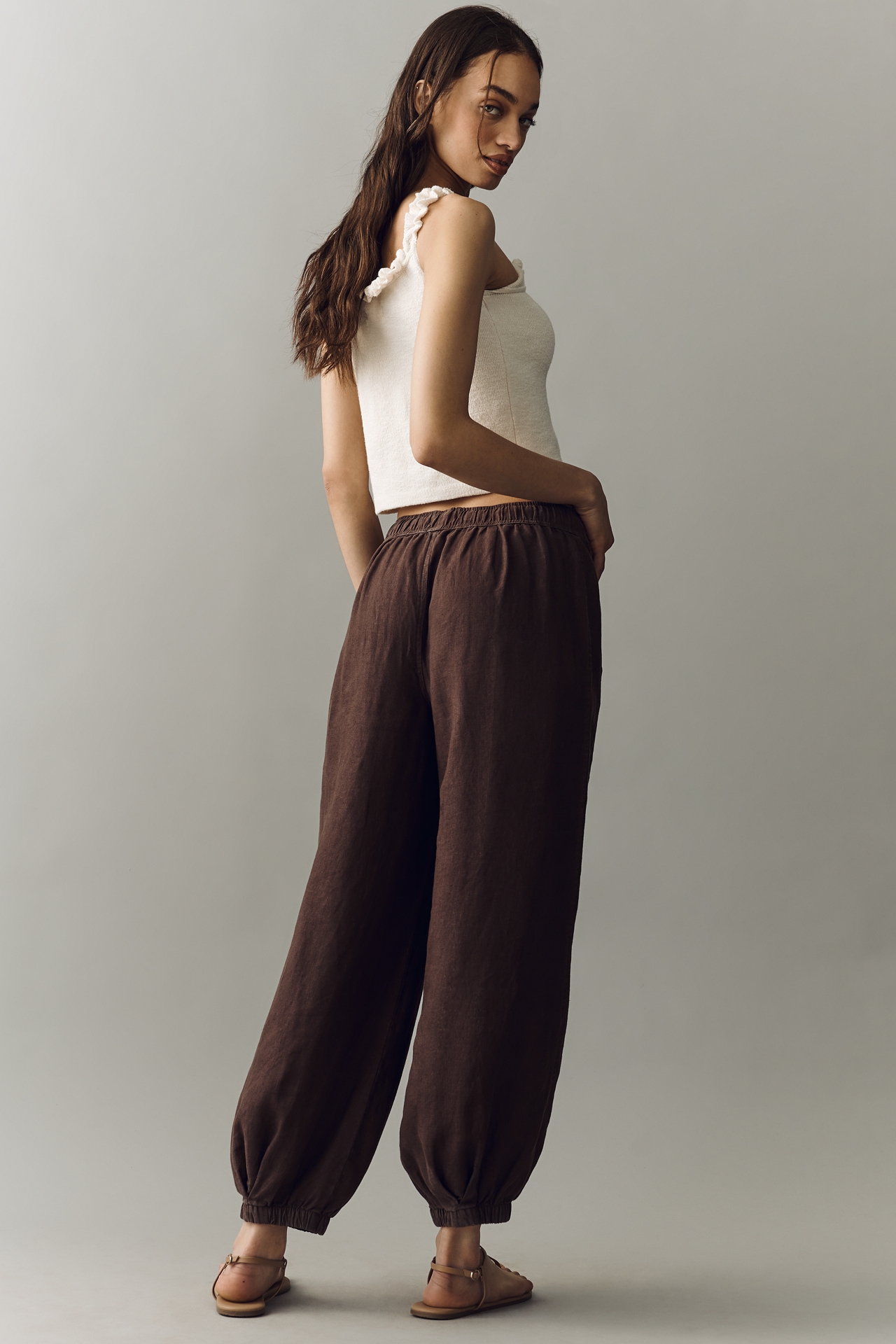 Sanctuary Mel Linen Micro Balloon Pants