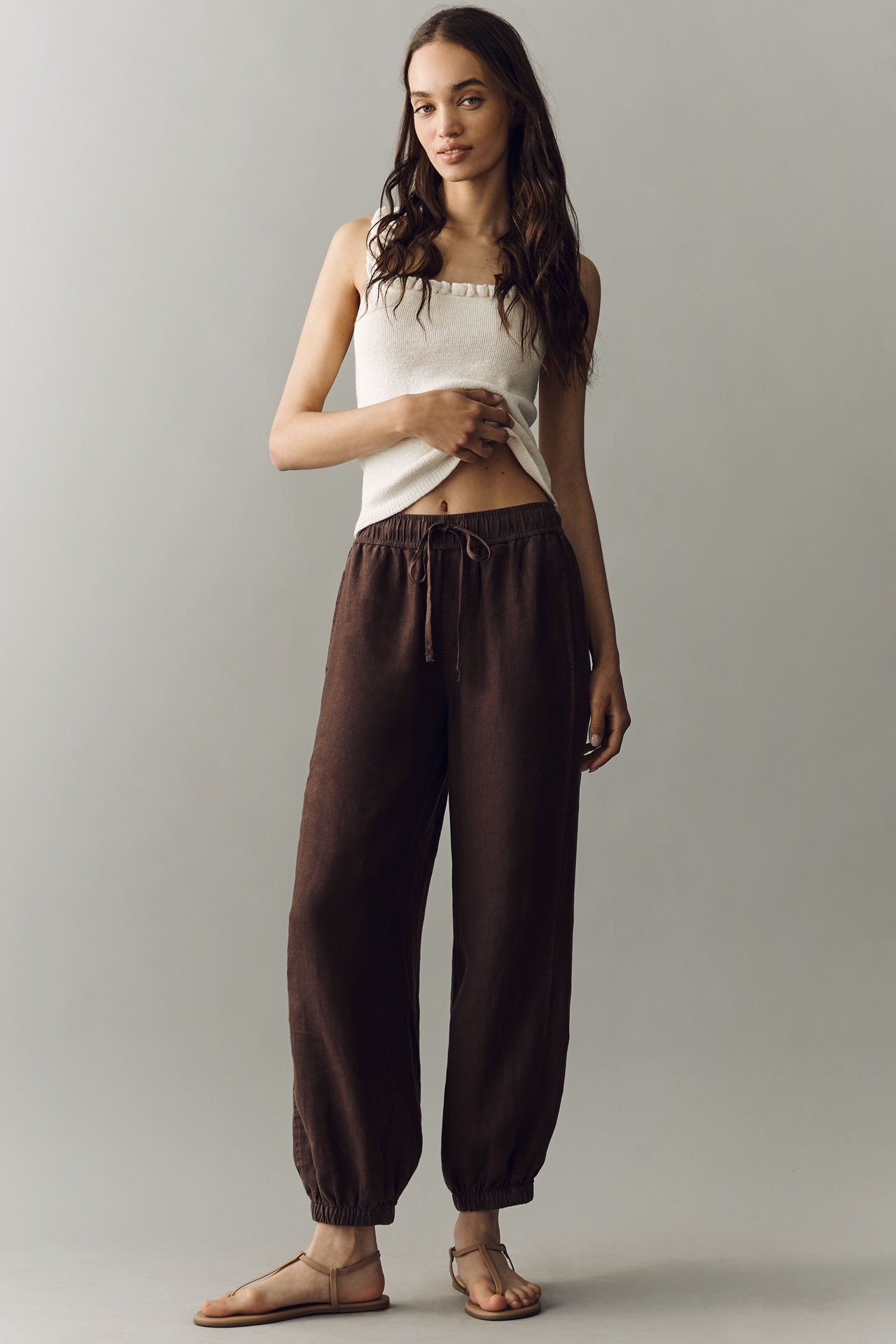 Sanctuary Mel Linen Micro Balloon Pants