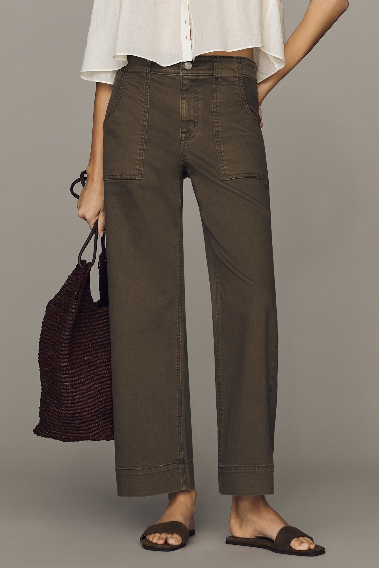 Sanctuary Insider Cropped Wide-Leg Pants