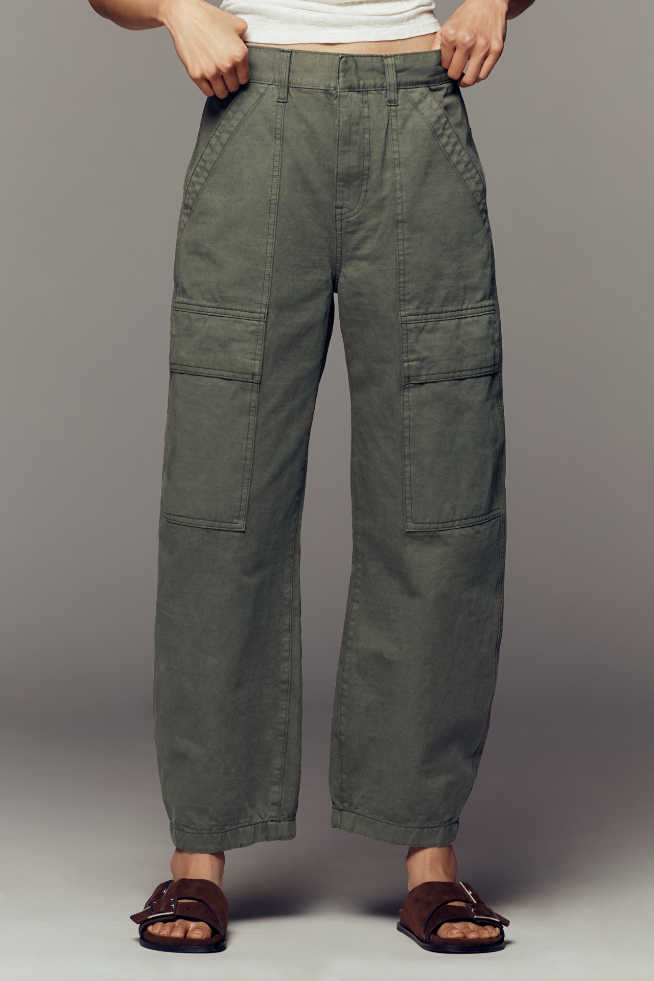 Sanctuary Cotton Boyfriend Utility Pants