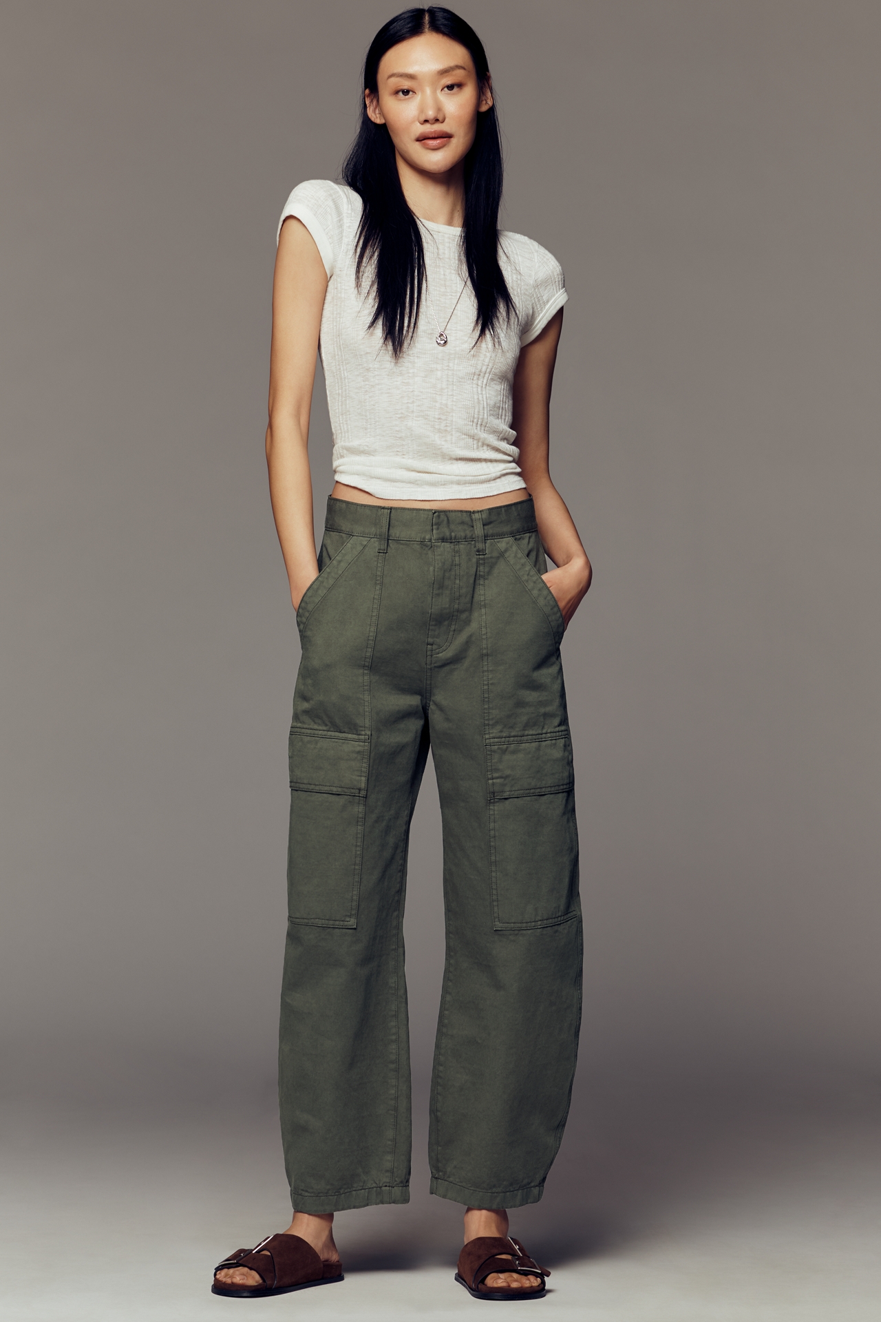Sanctuary Cotton Boyfriend Utility Pants