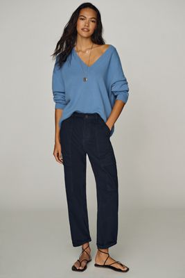 Sanctuary Cotton Boyfriend Utility Pants