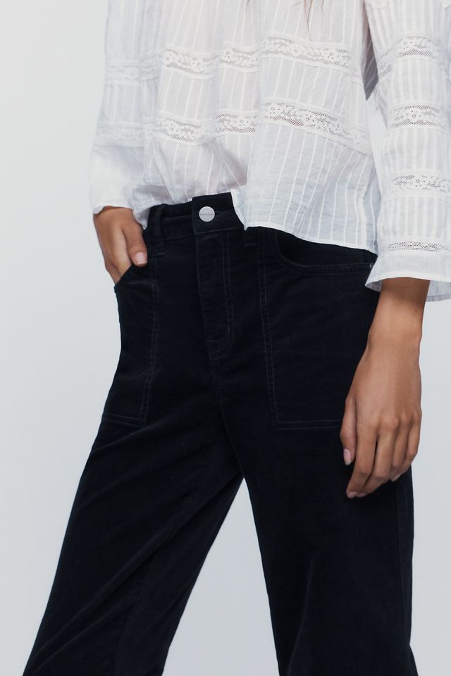 Sanctuary Play Date Velvet High Rise Bootcut Pants #3